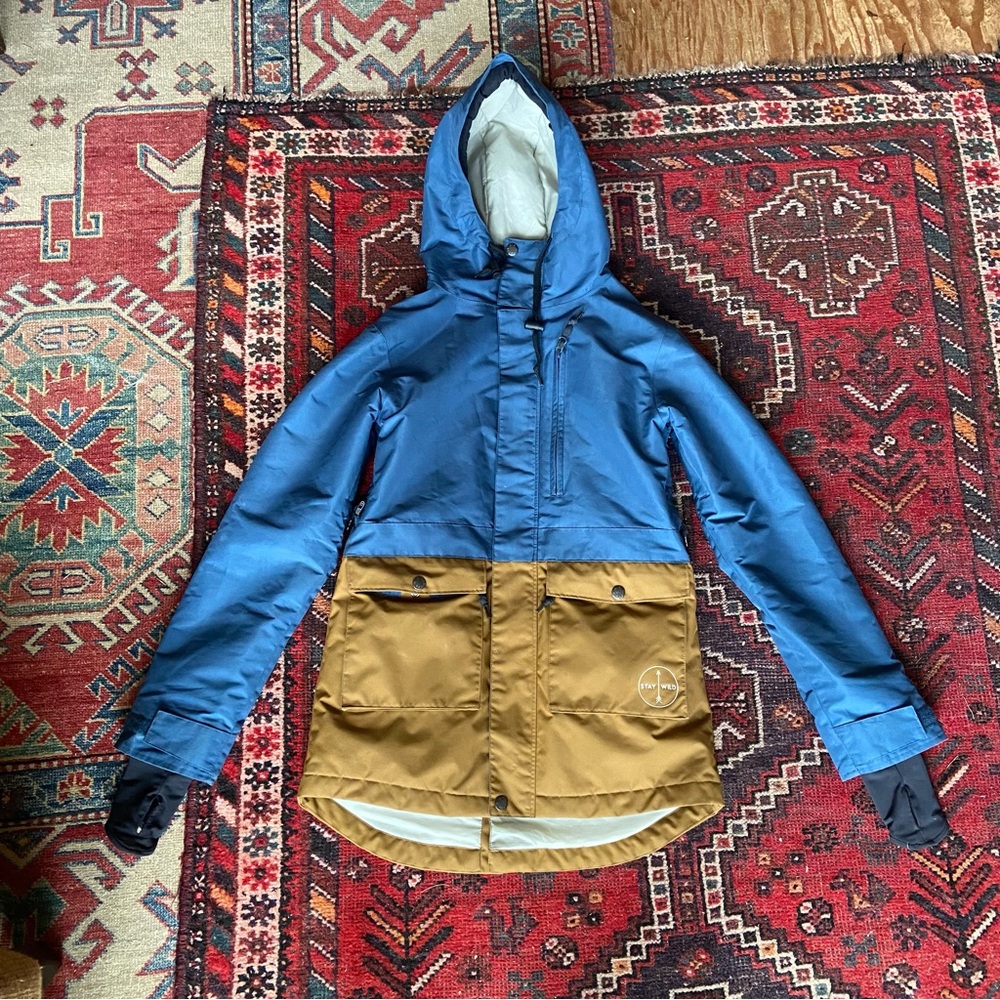 AIRBLASTER freedom series Blue and Brown Ski Jacket